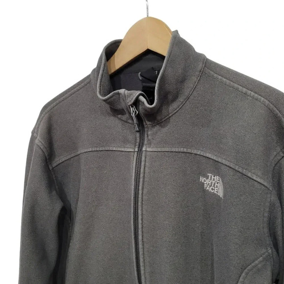 The North Face Windwall Gray Full Zip Lightweight Jacket Large - Picture 2 of 5